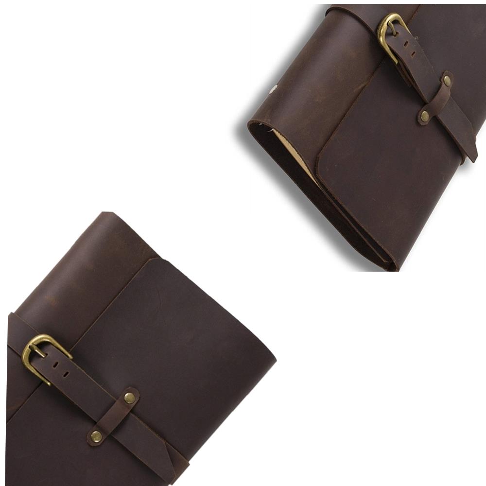 Brown A5 PU Leather Notebook Cover-5