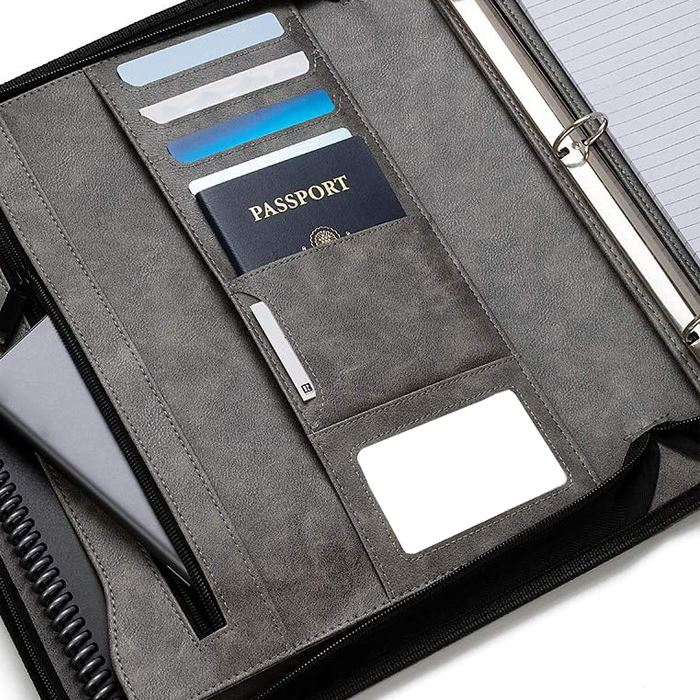 Removable 3 Ring Binder Padfolio 2