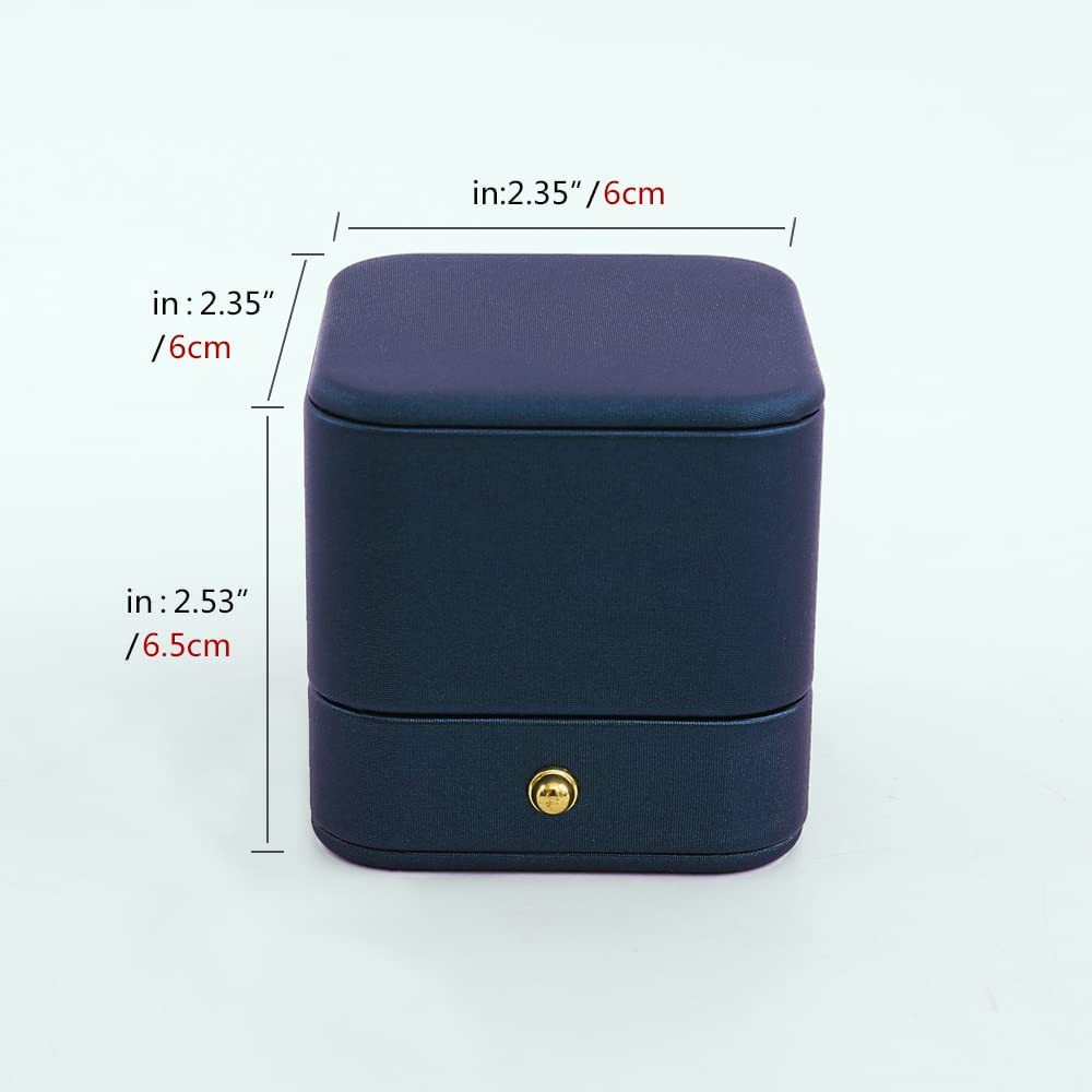 Leather Engagement Ring Box Leather Engagement Ring Box