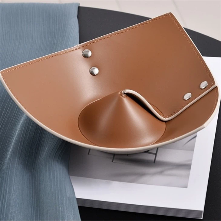 leather valet tray