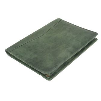 A4 Męskie Użyj PU Leather Zip Folder