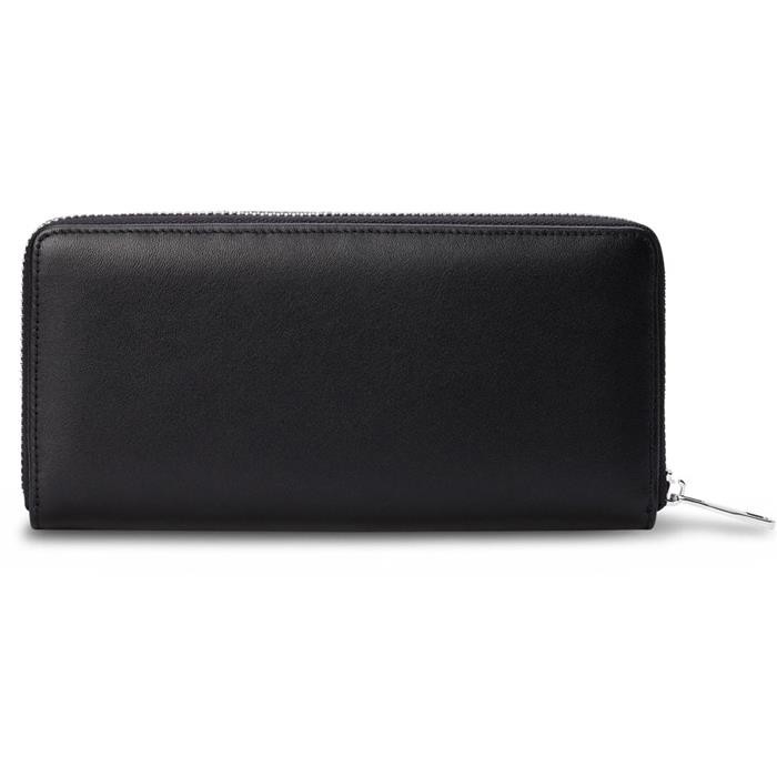 Black Long Zipper Wallet