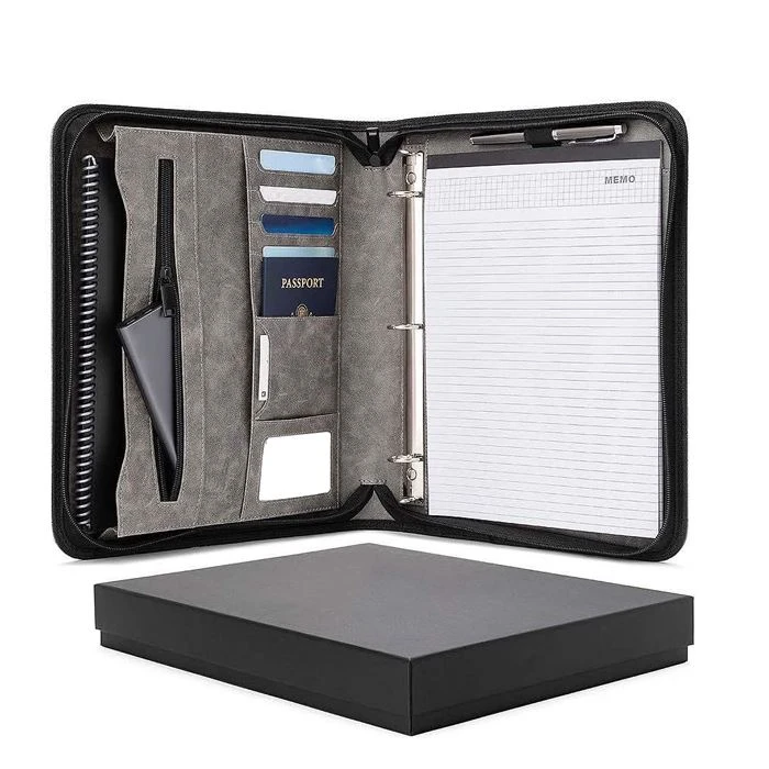 Faux Leather Binder Padfolio Folder Faux Leather Binder Padfolio Folder
