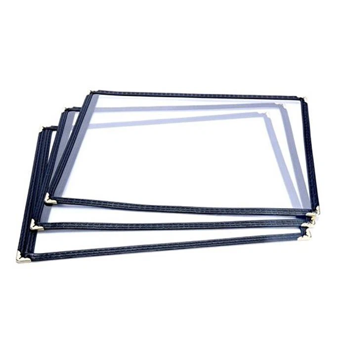 Plastic Restaurant Menu Covers