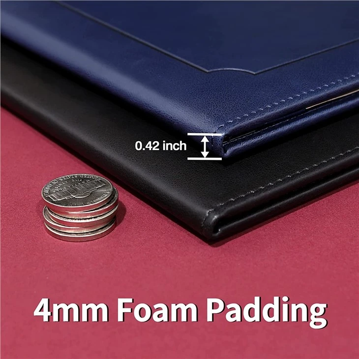 leather certificate holder