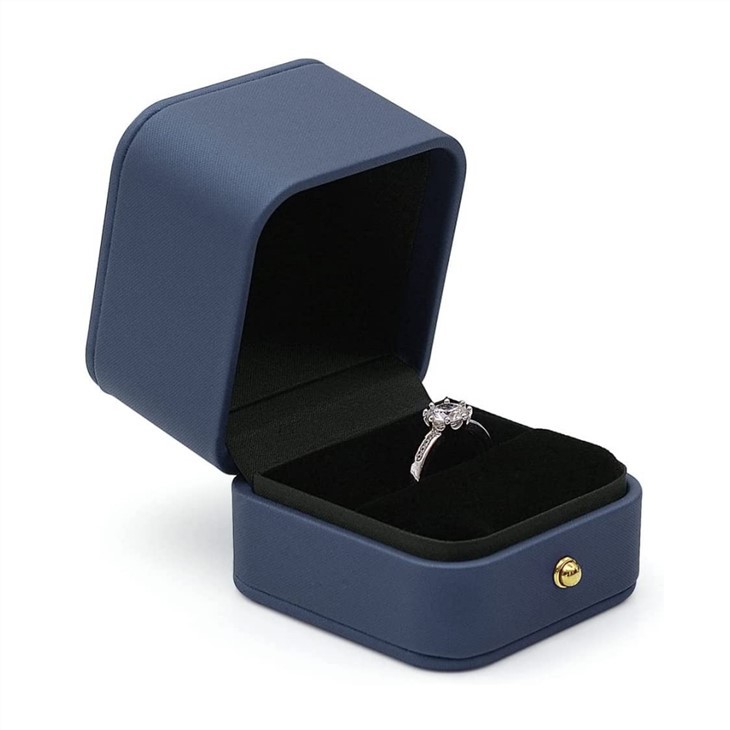 Leather Engagement Ring Box