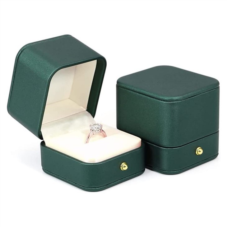 Leather Engagement Ring Box
