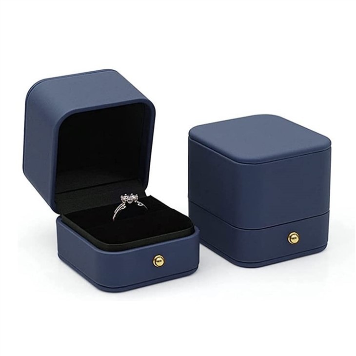 Leather Engagement Ring Box
