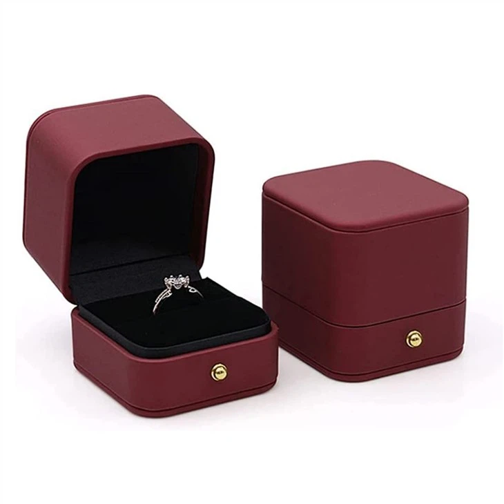 Leather Engagement Ring Box